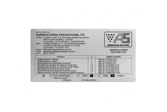 Caja sutura seda 4-0 C/12