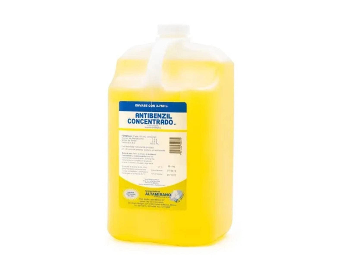 CLORURO DE BENZALCONIO AMARILLO 4LITROS ANTIBENZIL