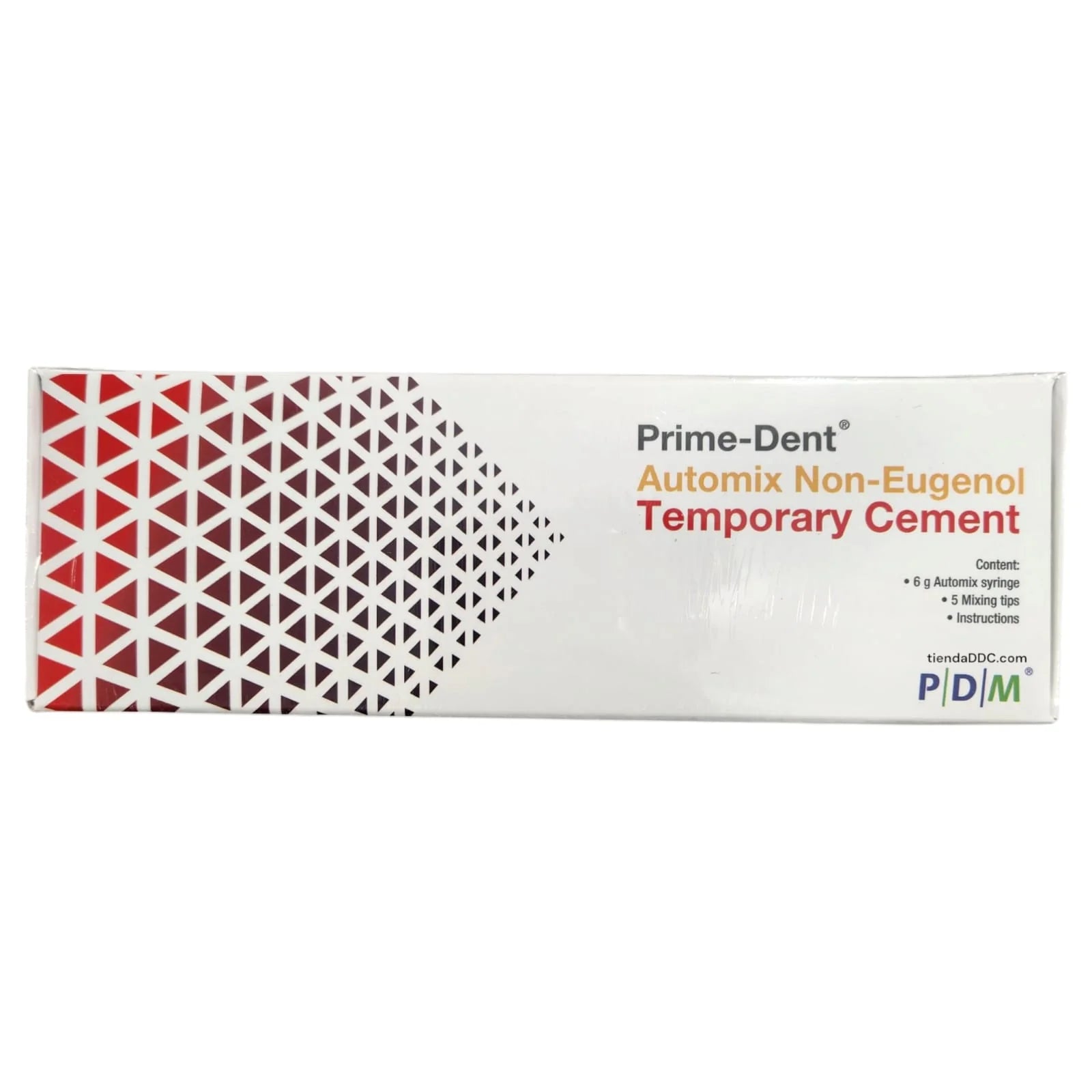 Cemento Temporal sin Eugenol Resina Dual Prime Dent
