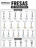 Fresas de operatoria Kit Son las que vienen en tus listas