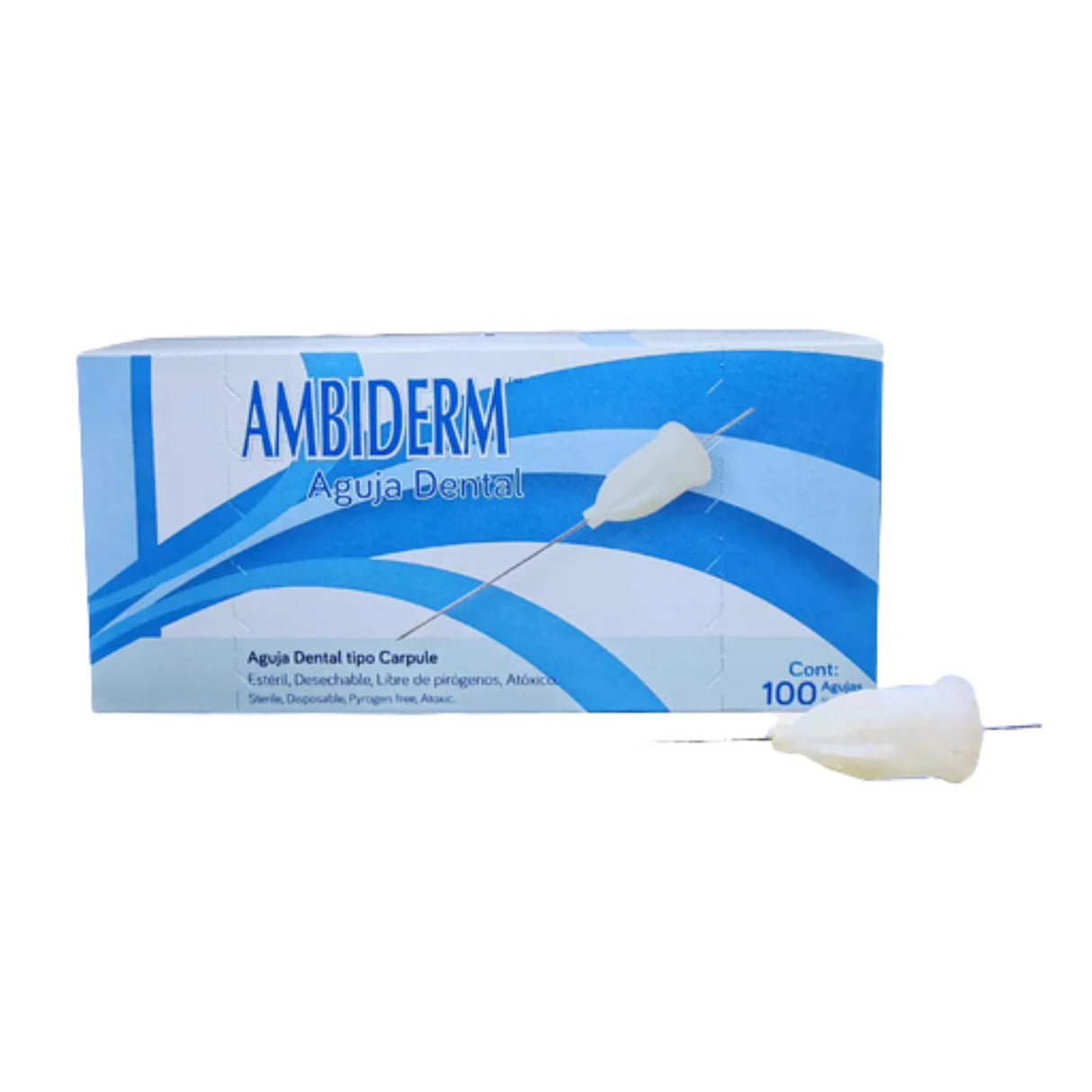 AGUJA 30G CORTA AMBIDERM PAQUETE 100
