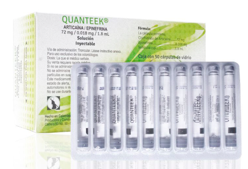 ARTICAINA CON EPINEFRINA QUANTEEK 4% 50P.