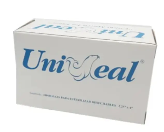 BOLSA PARA ESTERILIZAR CHICA 5.71CMX10.16 UNISEAL PAQ/200