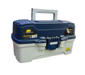 CAJA PARA MATERIAL PLANO GUINDA Y AZUL