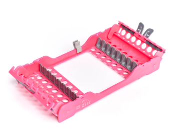 CASETTE PARA ESTERILIZAR 8 ROSA