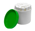 CONTENEDOR DE ROLLOS ALGODON VERDE 1PZ