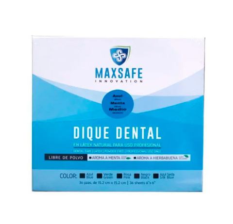 DIQUE MAXSAFE 5X5 AZUL MENTA