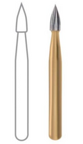 FRESA 12 HOJAS CARBIDE PUNTA FLAMA 7301