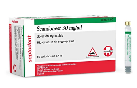 MEPIVACAINA 3% SEPTODONT CAJA