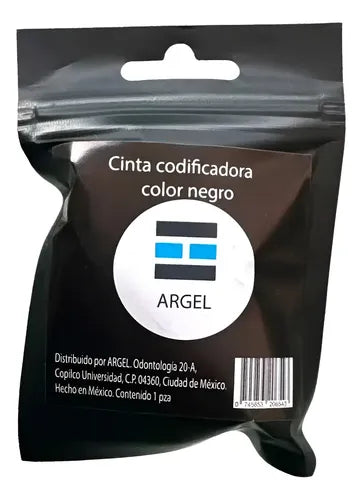 Cinta codificadora negro argel
