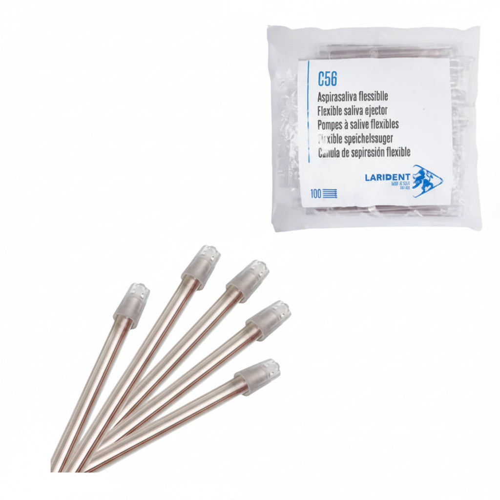 EYECTORES LARIDENT 100 PIEZAS TRANSPARENTE