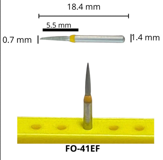 FRESA FO-41EF FLAMA  DIAMANTE AMARILLA MDT