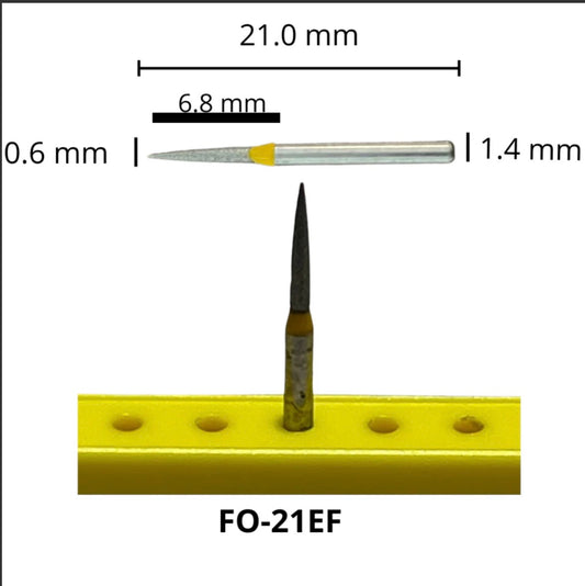 FRESA FO-21EF FLAMA  DIAMANTE AMARILLA MDT