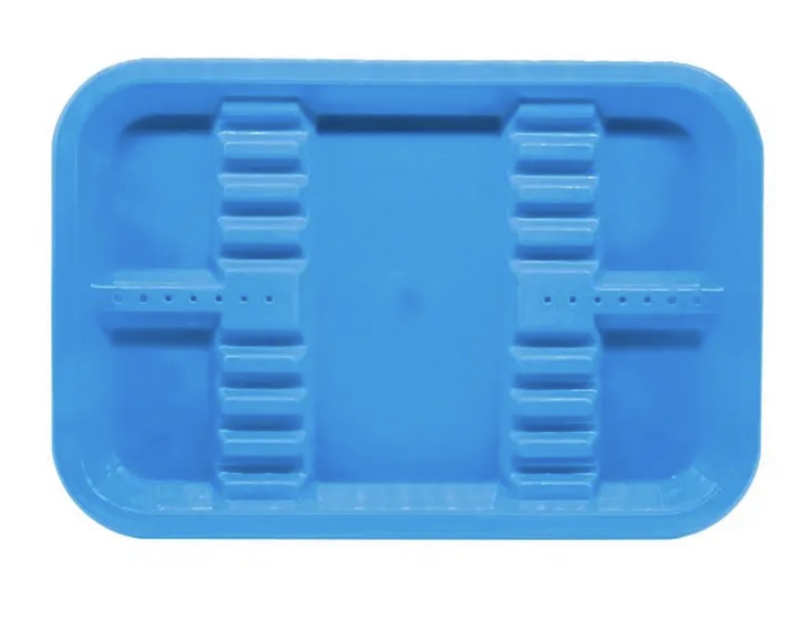 CHAROLA ACANALADA INFANTIL AZUL