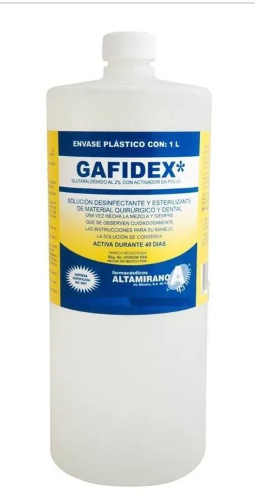 Glutaraldehido Gafidex 1L