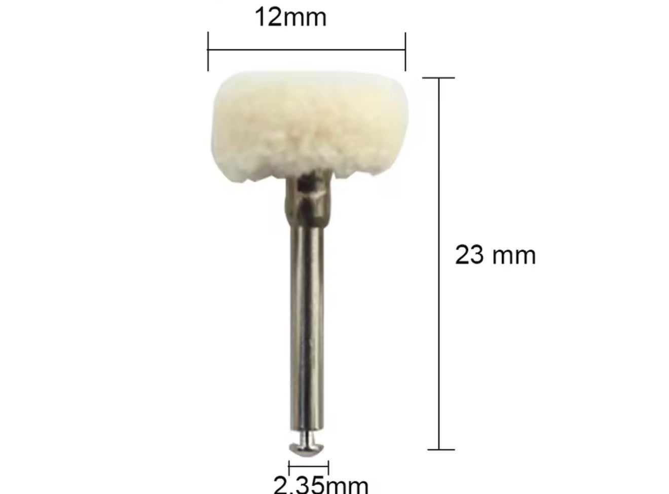 Borla de algodón súper suave y mini 1 pz