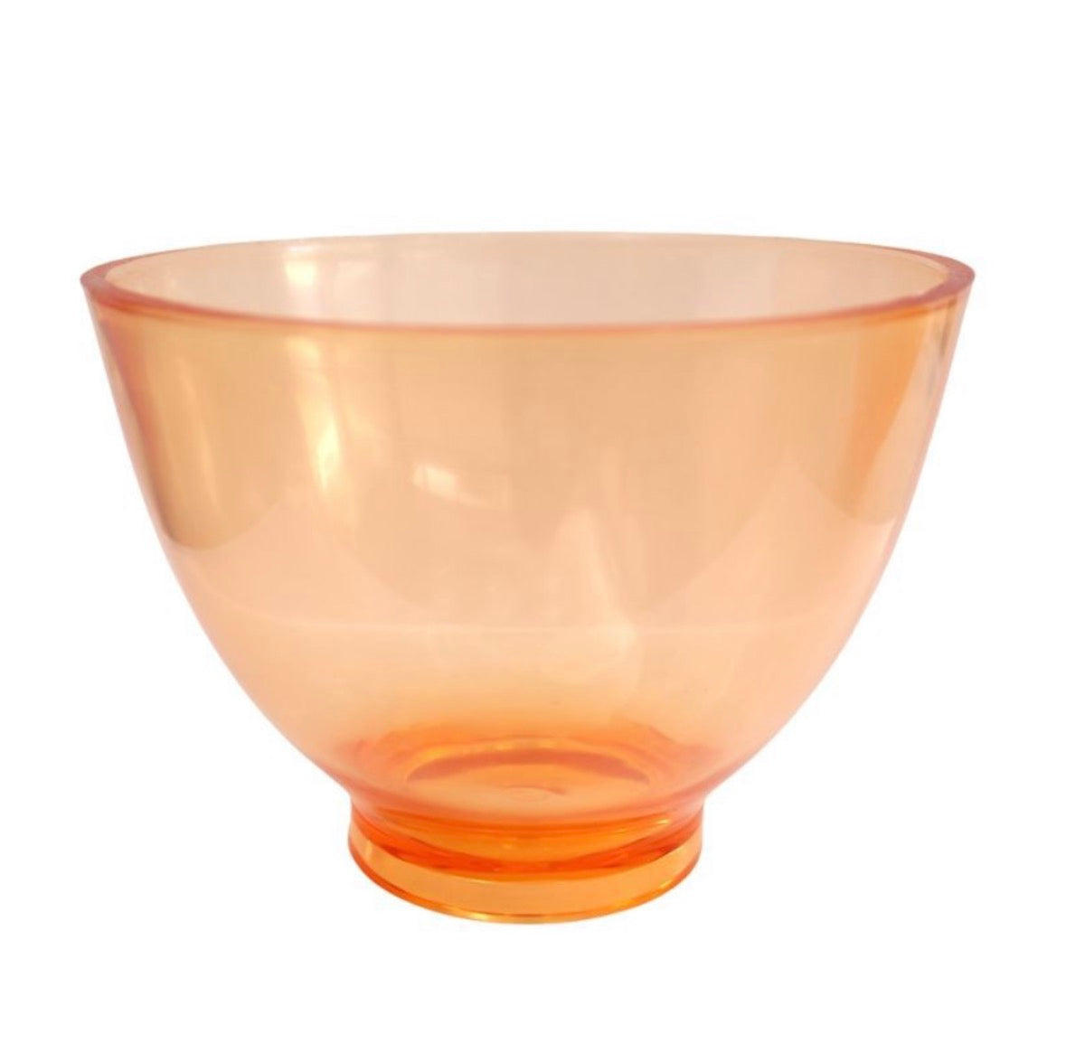 TAZA DE HULE PARA ALGINATO TRANSPARENTE NARANJA