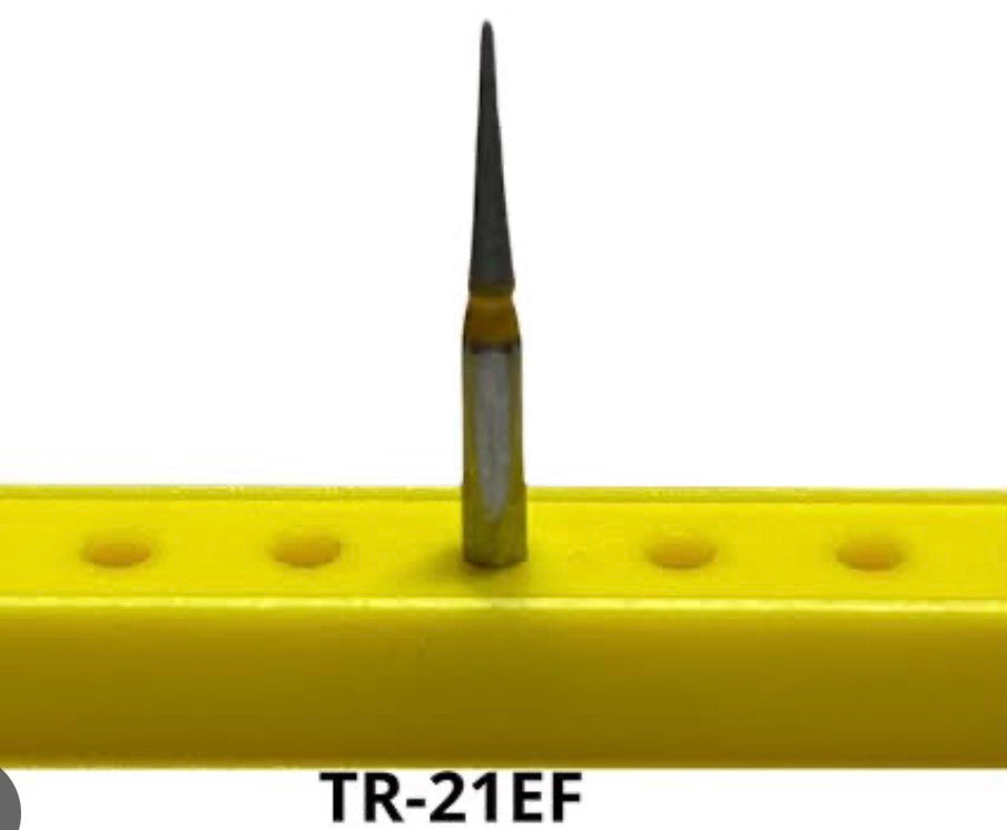 FRESA TR-26EF TRONCOCONICA PUNTA REDONDA AMARILLA MDT
