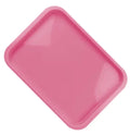 CHAROLA PLASTICO LISA PEDIATRICA ROSA