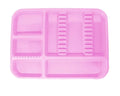CHAROLA ACANALADA INFANTIL ROSA