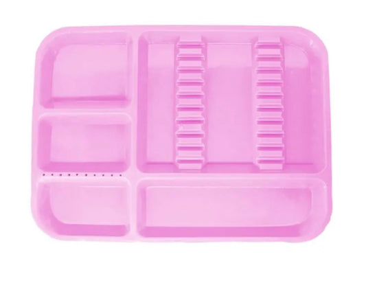 CHAROLA ACANALADA INFANTIL ROSA