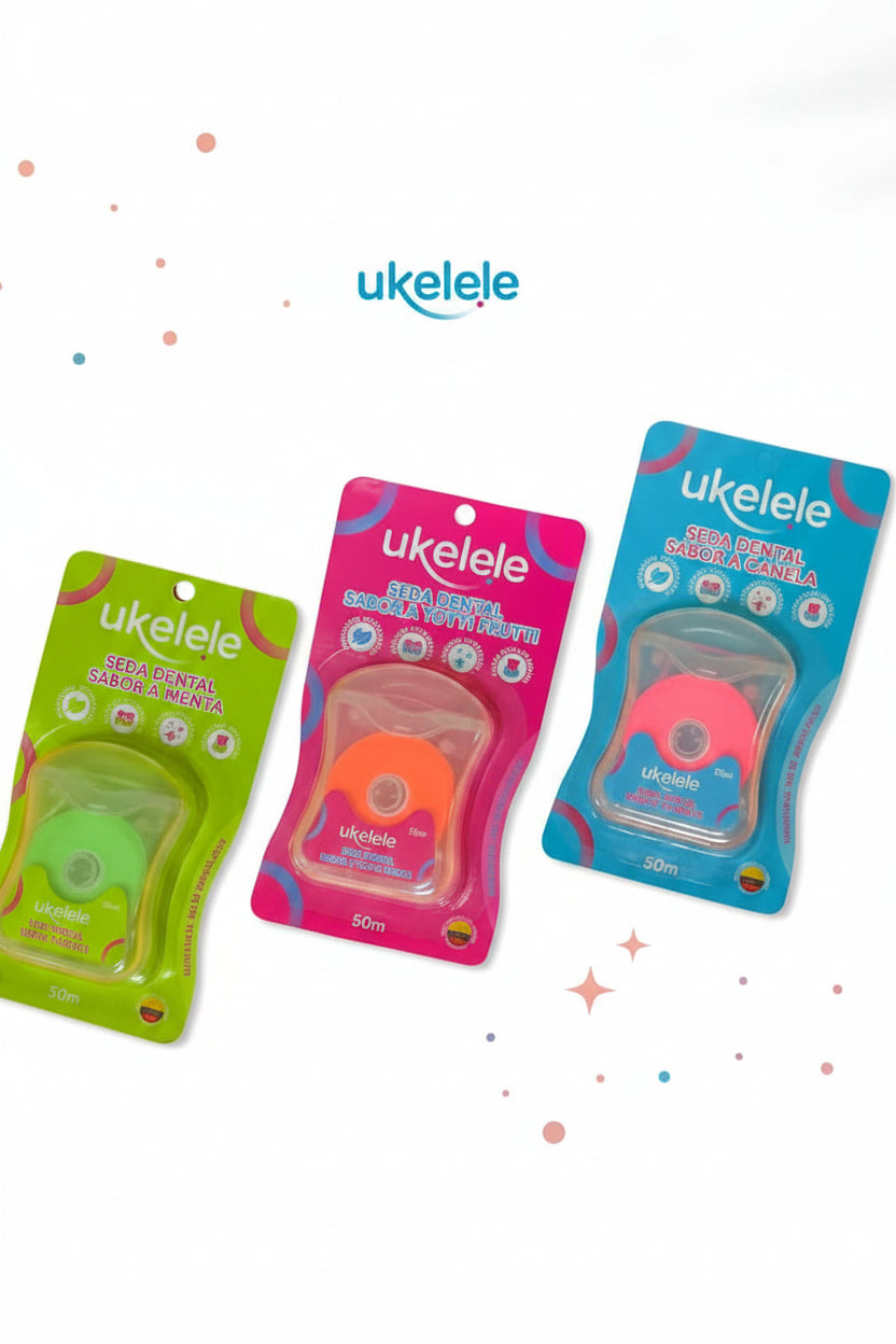 HILO DENTAL UKELELE 50M NARANJA