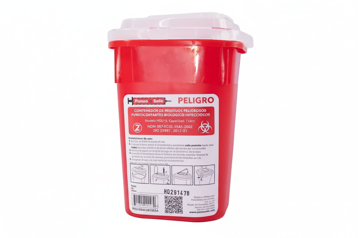 Recolector de punzocortante 1.5 L