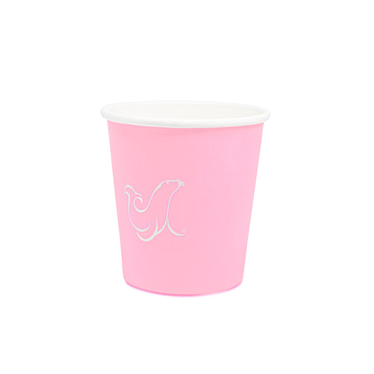 VASO DESECHABLE UNISEAL ROSA PALO 50pz