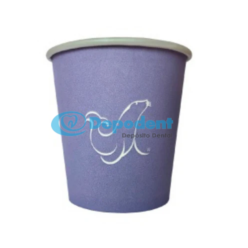 VASO DESECHABLE UNISEAL LILA 50pz