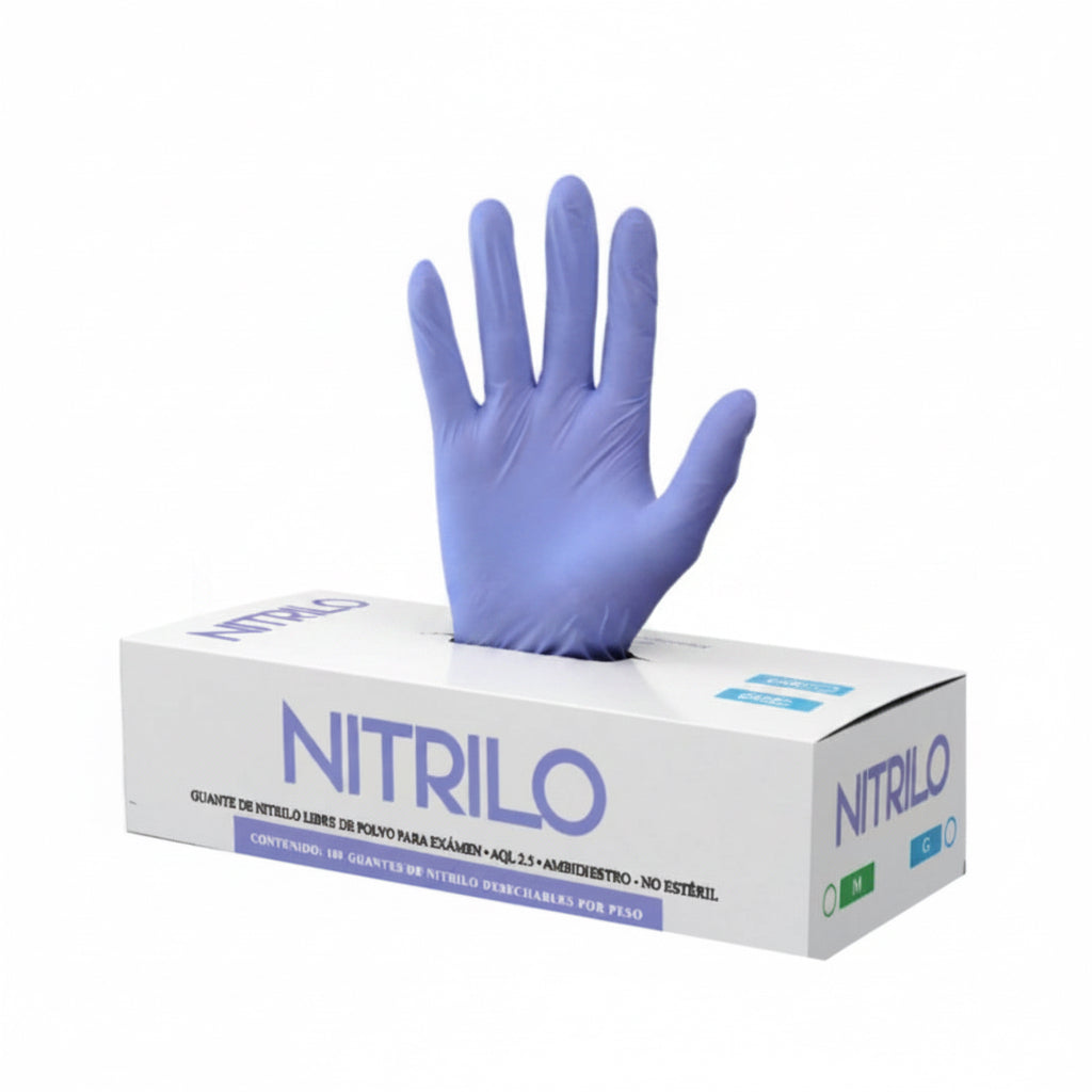 Guante nitrilo uniseal XS lila