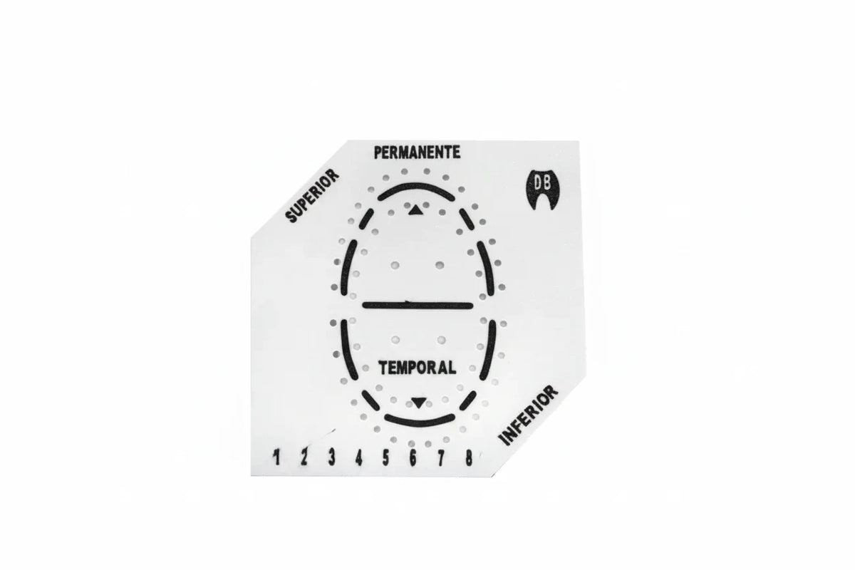 Plantilla para dique universal blanco