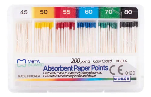 PUNTAS DE PAPEL METABIOMED #45-80