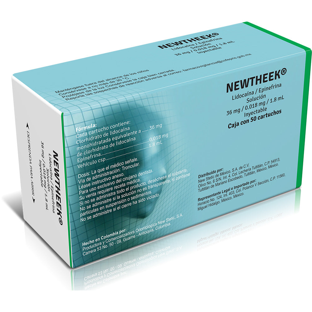 Lidocaina/epinefrina NEWTHEEK