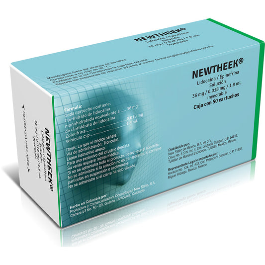 Lidocaina/epinefrina NEWTHEEK