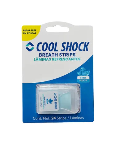 Cool shock breath strips