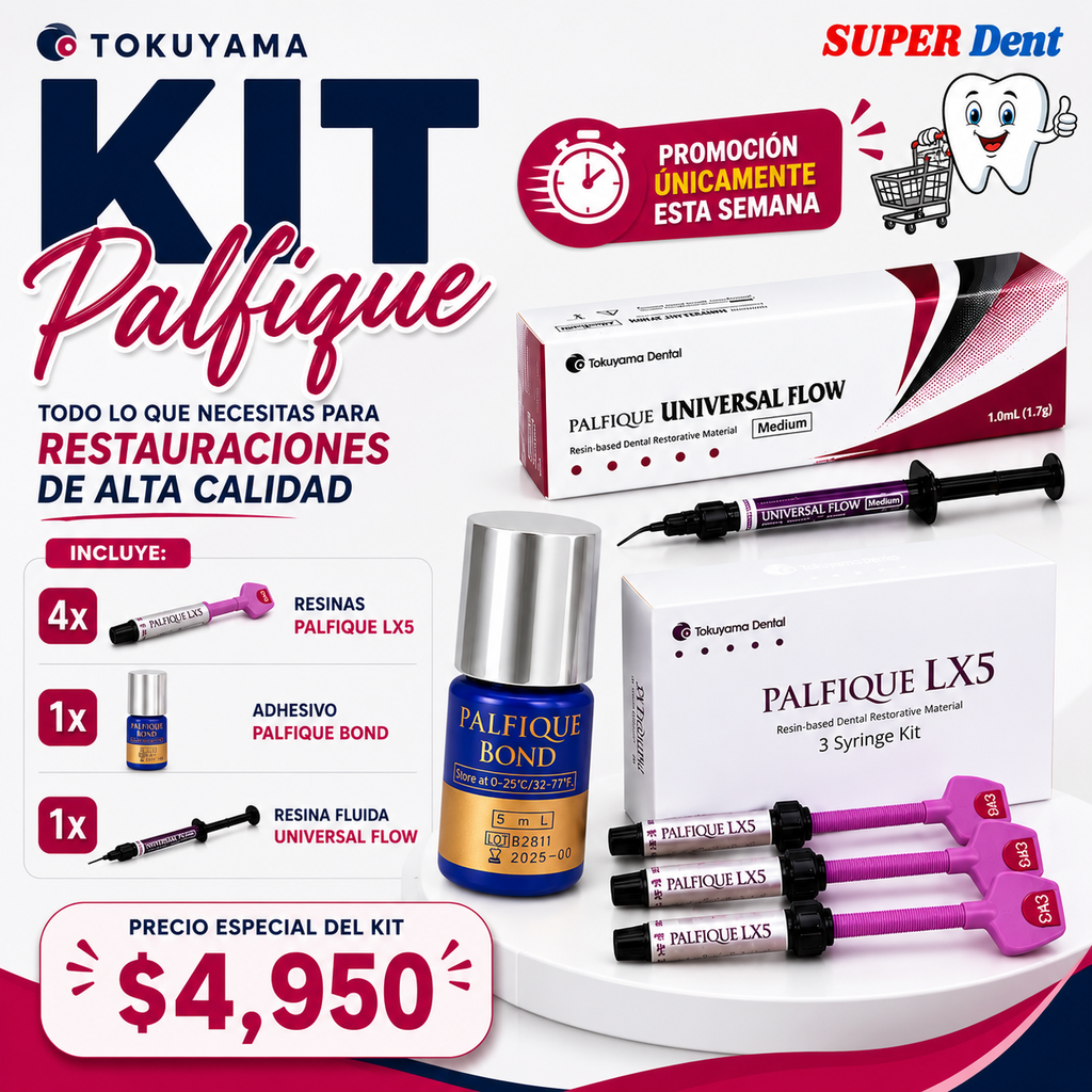 Kit Palfique LX5 Tokuyama (4Lx5,1Bond,universal flow)