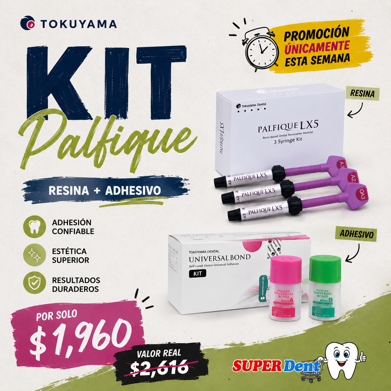 KIT 1adhesivo+ 1Palfique