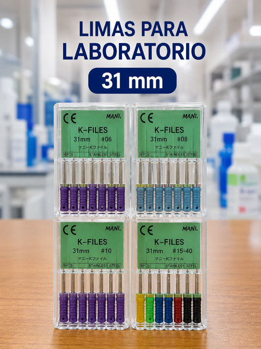 Kit de limas para laboratorio 31mm