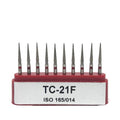 Fresa punta de lápiz roja TC-21f
