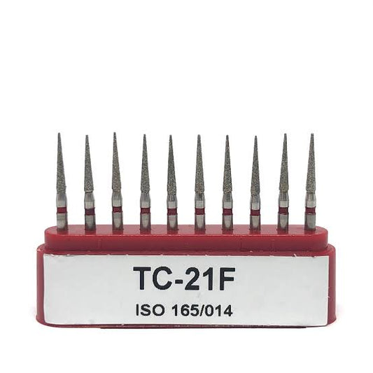 Fresa punta de lápiz roja TC-21f