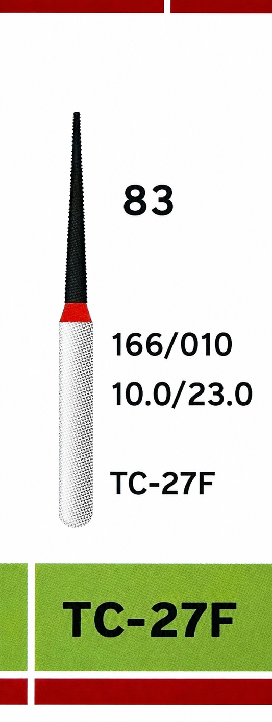 Fresa punta de lápiz roja TC-27F