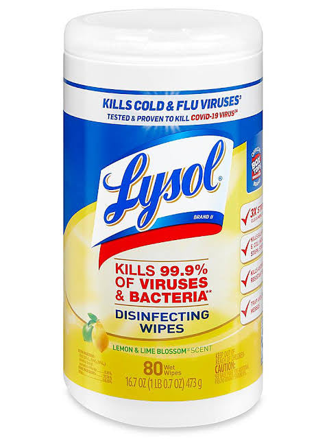 Toalla desinfectante lysol