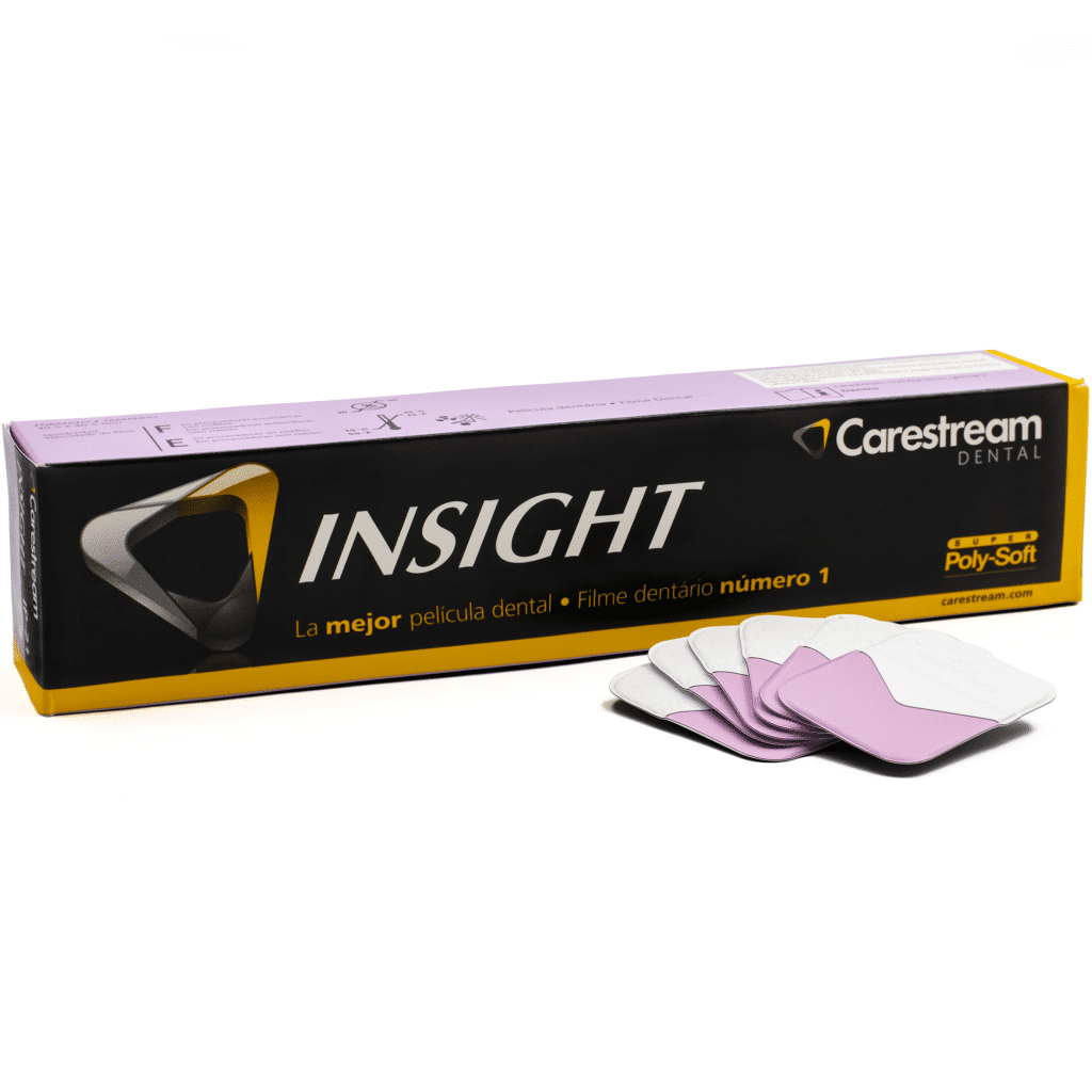 Radiografía periapical caja C/150 insigth caja morada
