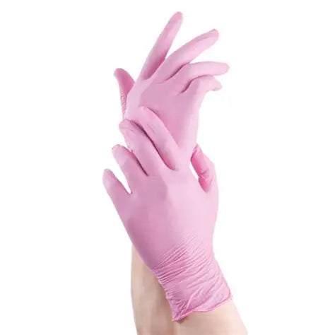 Guante nitrilo blossom XS Rosa