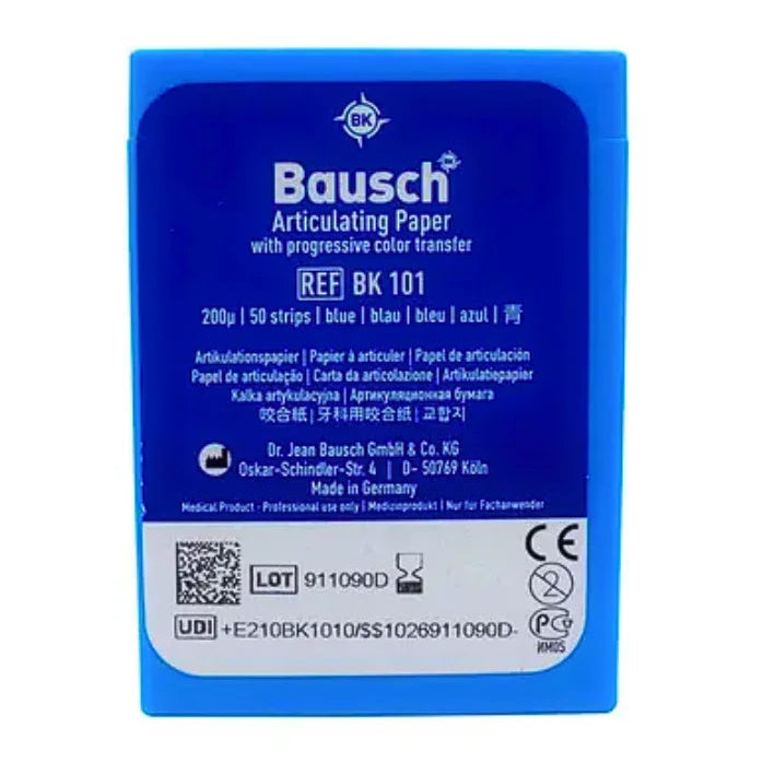 PAPEL ARTICULAR BAUSCH AZUL BK 101 CON 50
