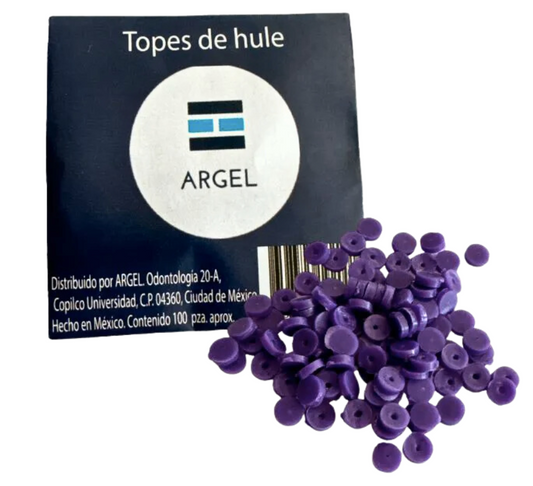 Topes de hule con 100 Argel