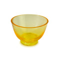 TAZA DE HULE PARA ALGINATO TRANSPARENTE AMARILLA