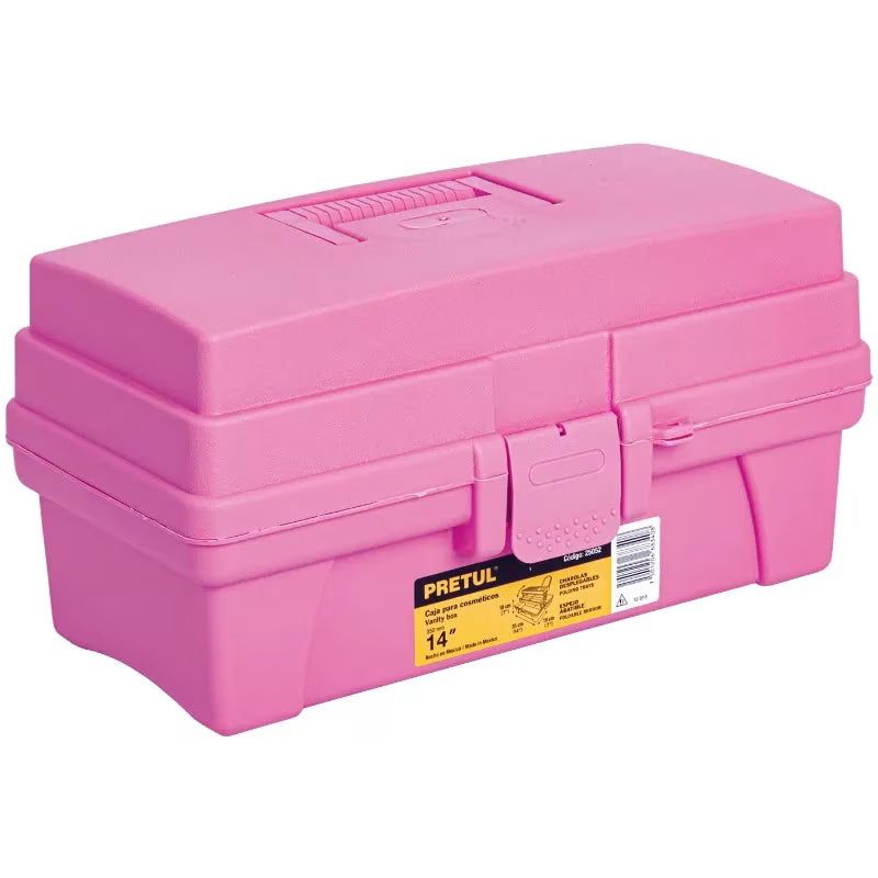Caja herramienta rosa pretul