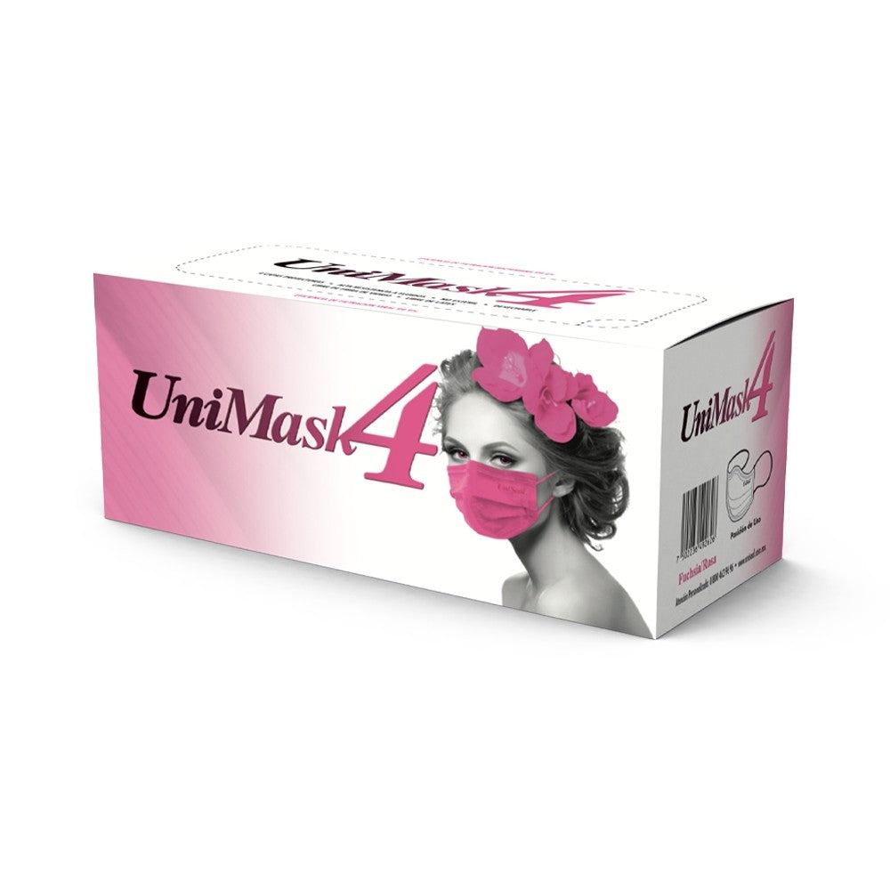 Cubrebocas Uniseal ROSA