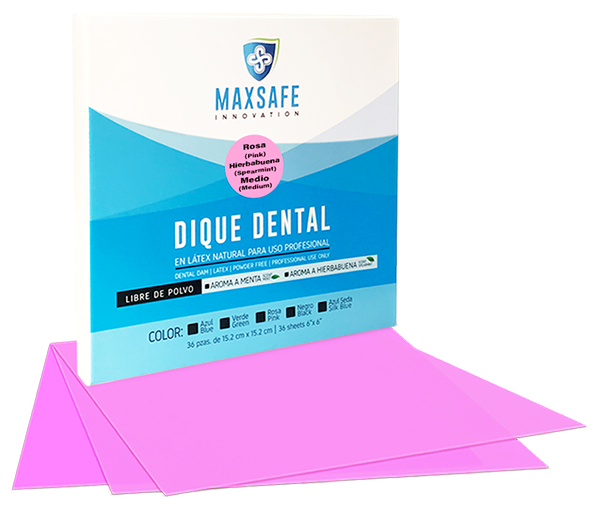 DIQUE MAXSAFE 6X6 ROSA
